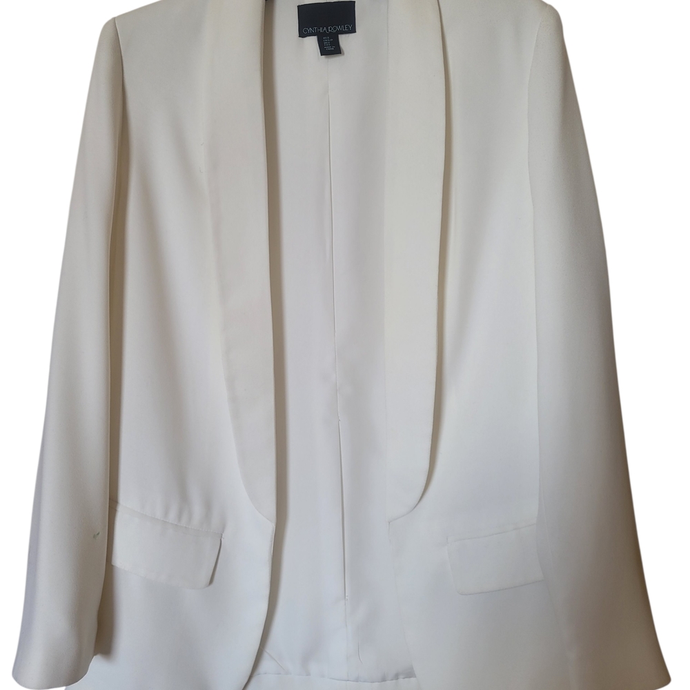 Cynthia Rowley Elegant Cream Blazer